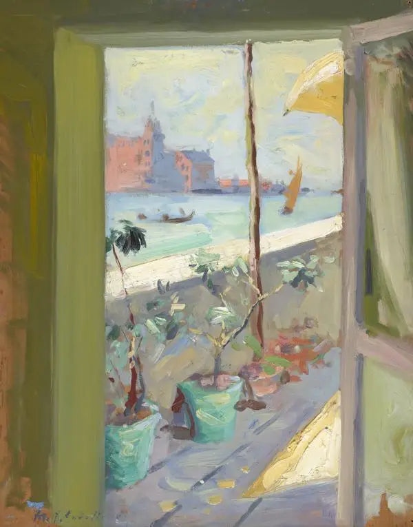 De l'Hôtel Calcina - Francis Cadell image 1 reproduction de peinture à l’huile