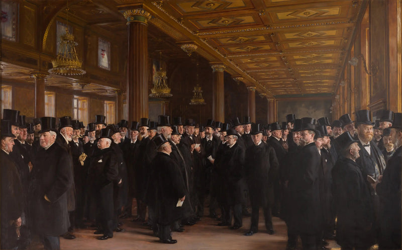 Die Börse von Kopenhagen - Peder Severin Krøyer