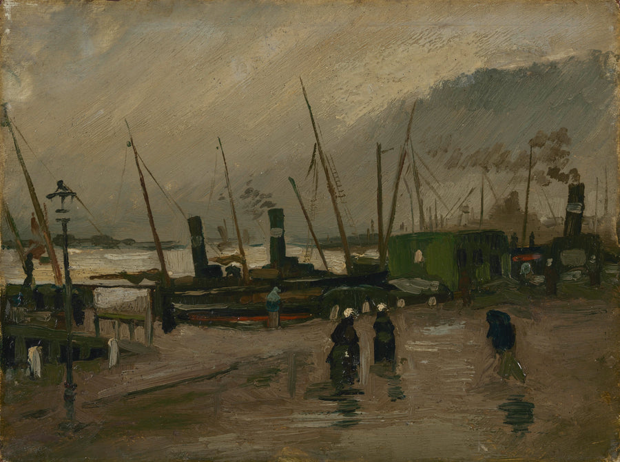 Die Ruijterkade in Amsterdam - Vincent van Gogh