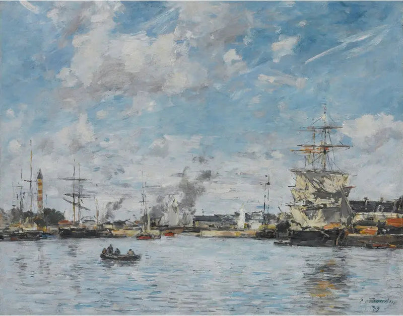 Deanville. Der Teich - Eugène Boudin
