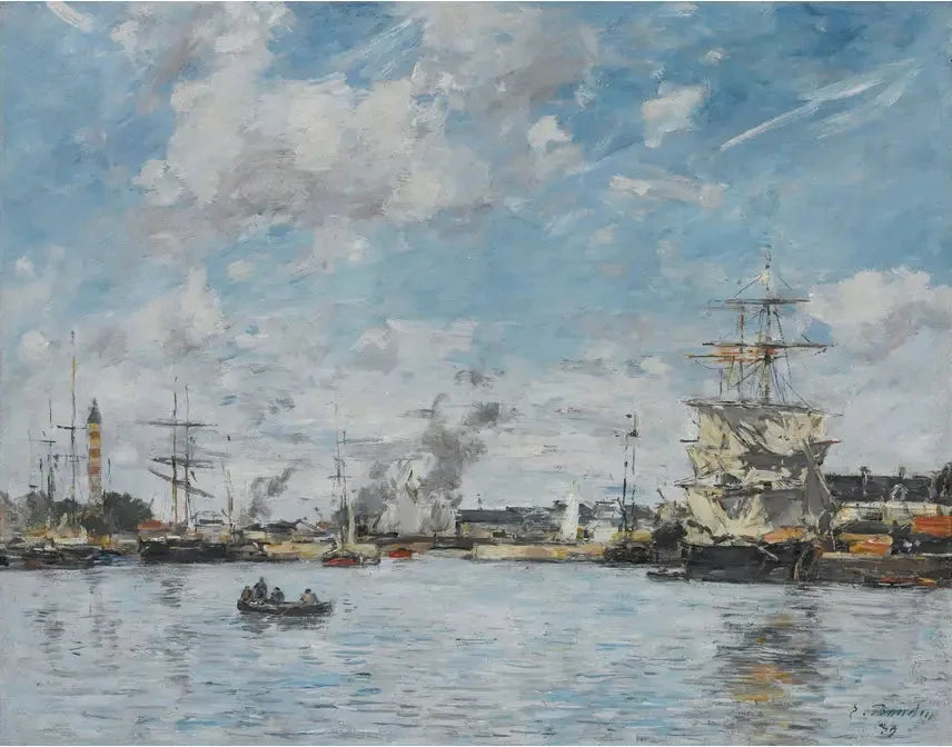 Deanville. Der Teich - Eugène Boudin