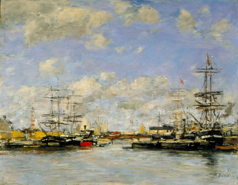 Deauville - Die Bucht - Eugène Boudin