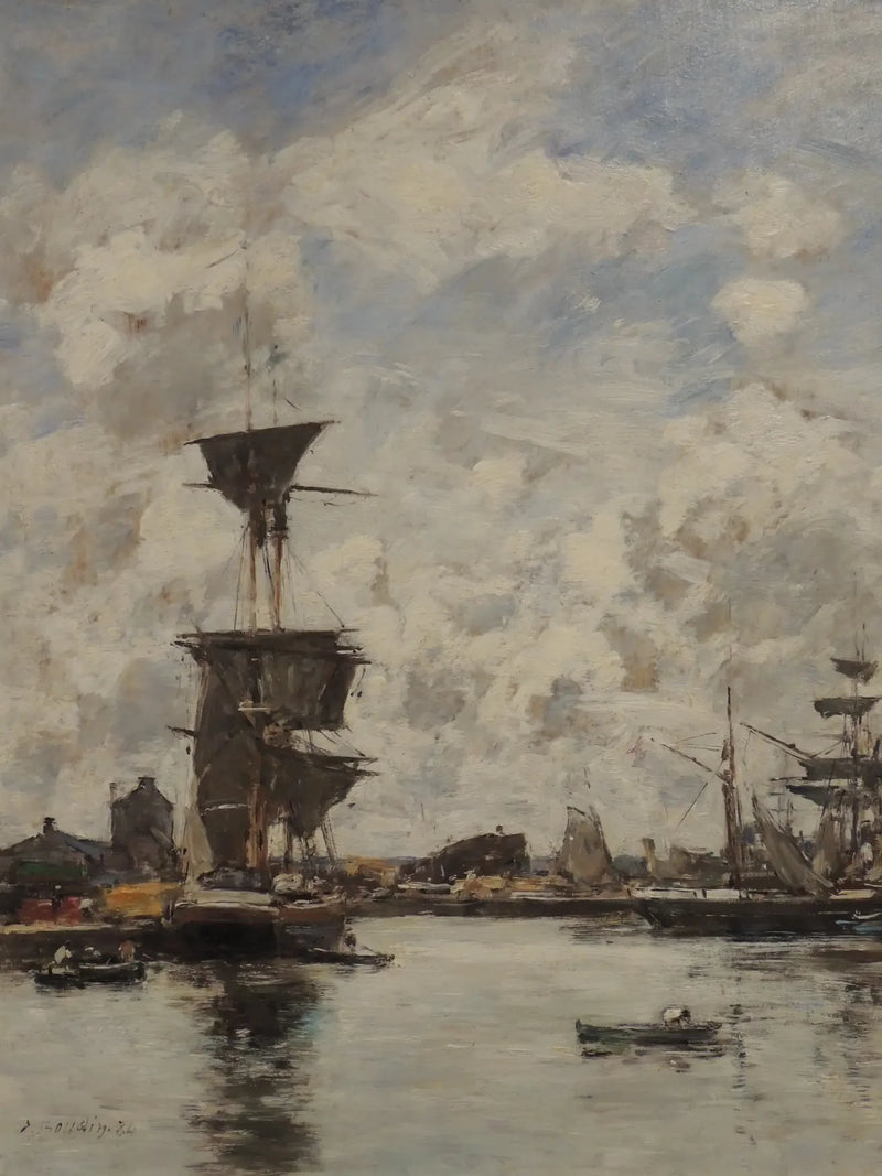 Deauville, der Hafen - Eugène Boudin