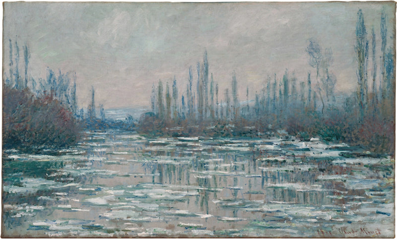 Das Debakel an der Seine W569 - Claude Monet