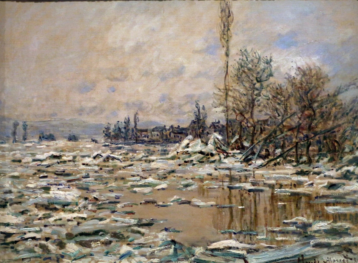 Das Debakel, graues Wetter W560 - Claude Monet