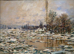 Das Debakel, graues Wetter W560 - Claude Monet