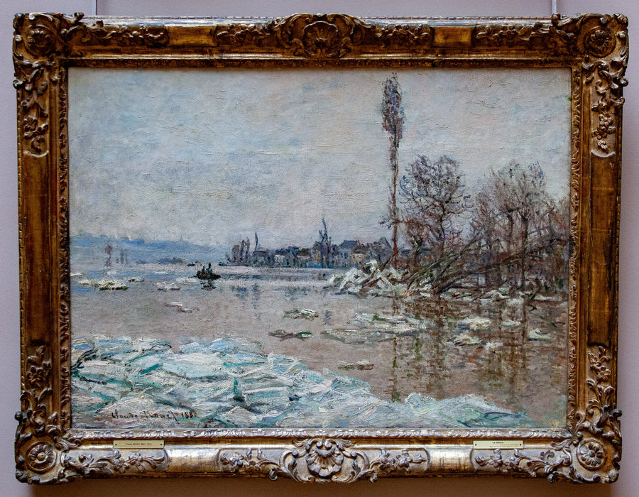 Die Niederlage in Vétheuil mit Blick auf Lavacourt - Claude Monet
