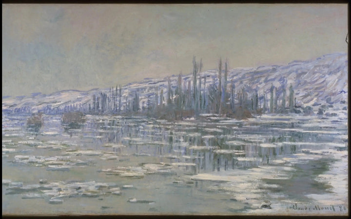 Das Debakel oder Die Eiswürfel W565 - Claude Monet