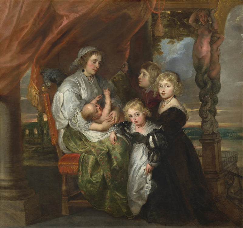 Deborah Kip, Ehefrau von Sir Balthasar Gerbier, und ihre Kinder - Peter Paul Rubens