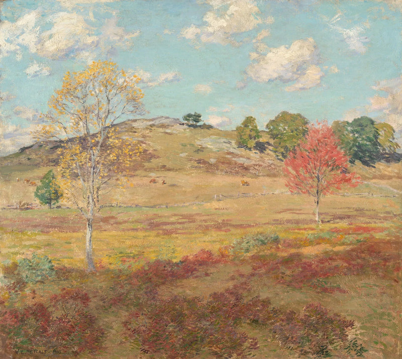 Anfang des Herbstes - Willard Metcalf