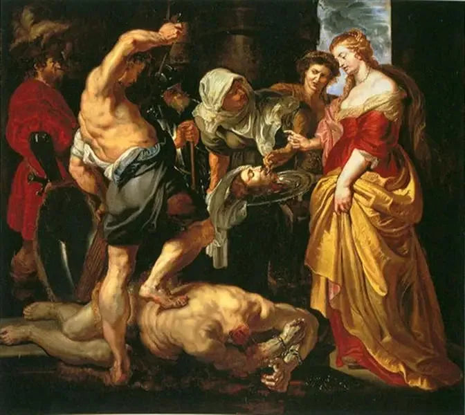 Enthauptung von Johannes dem Täufer unter dem Blick von Salome - Peter Paul Rubens
