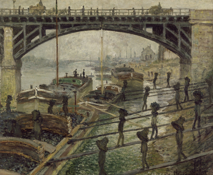 Die Kohlenlader - Claude Monet