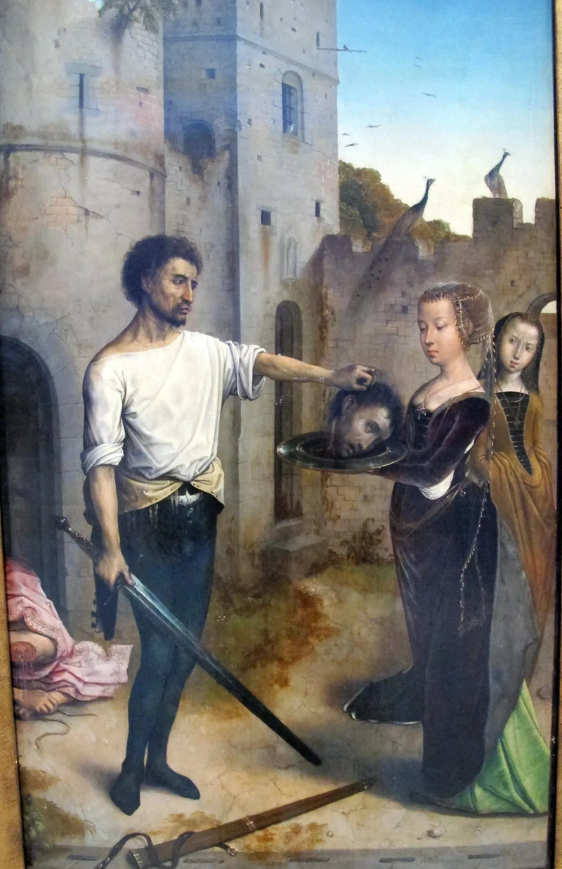 Enthauptung des heiligen Johannes des Täufers - Juan de Flandes