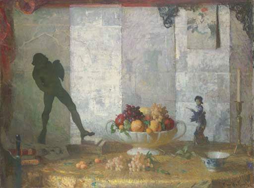 Stillleben-Dekoration - Frank Weston Benson