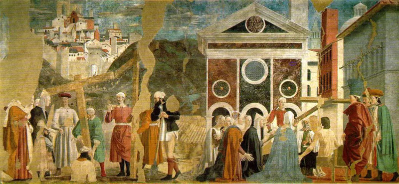 Entdeckung und Beweis des Heiligen Kreuzes - Piero della Francesca