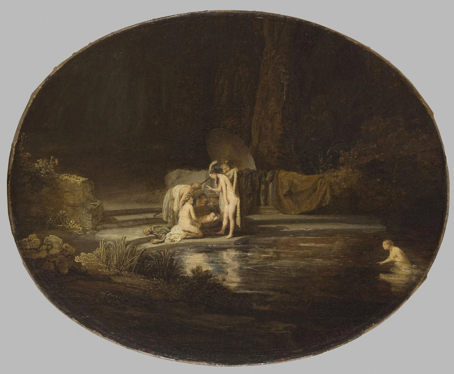 Die Entdeckung von Moses - Rembrandt