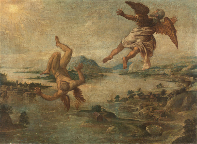Dädalus und Ikarus - Jacopo Tintoretto