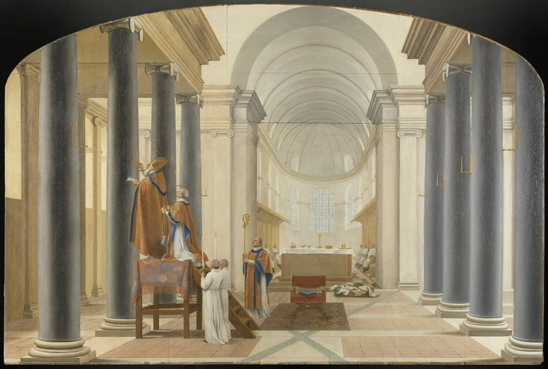 Widmung einer Kirche der Kartäuser - Eustache Le Sueur