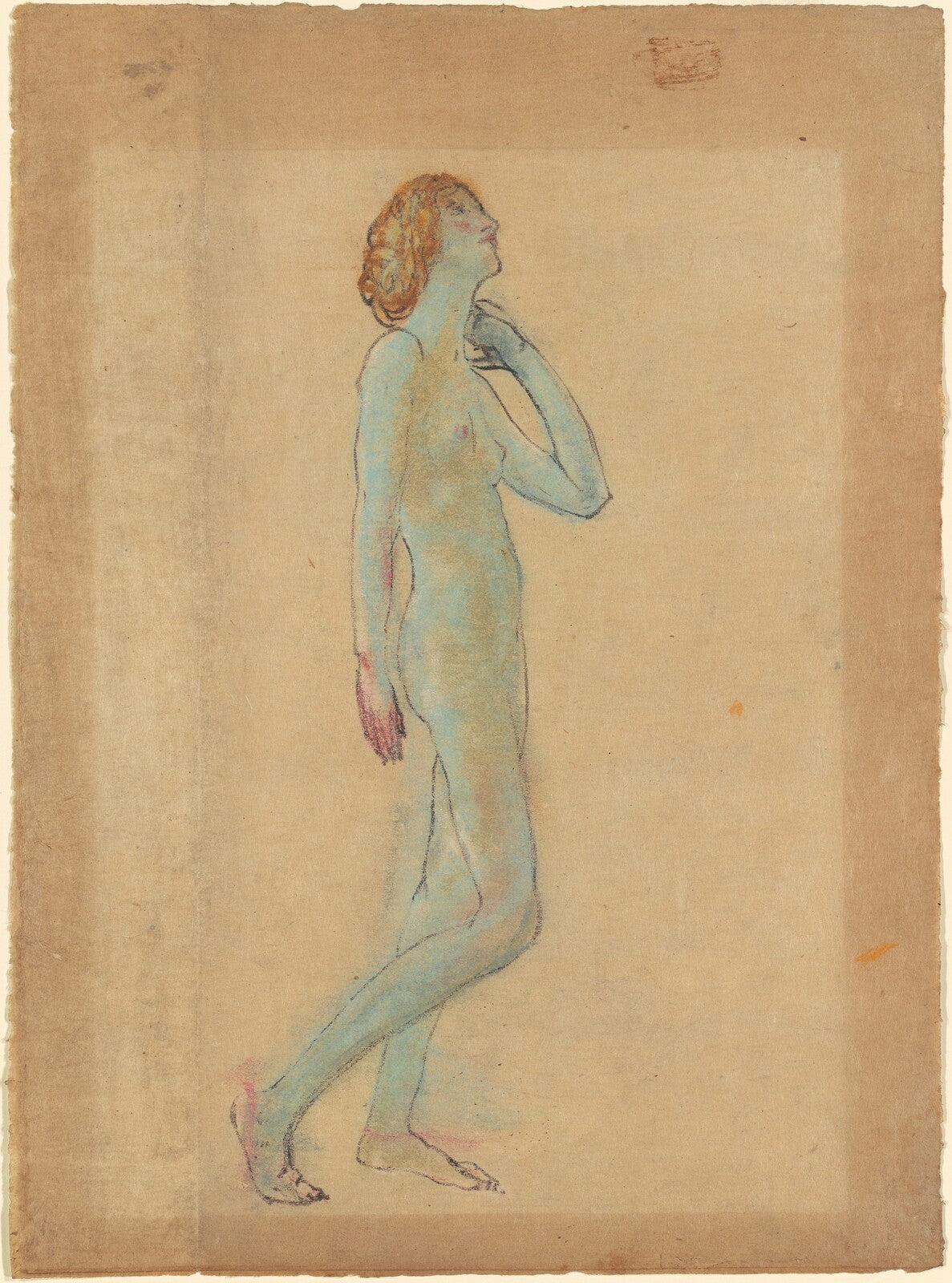 Blue Nude, Arthur B. Davies, c. 1917-1928 — pastel, National Gallery of Art