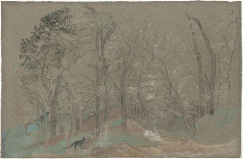 The First Snowfall - Arthur B. Davies
