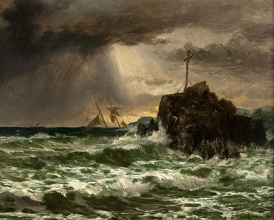 Dégagement de la tempête - Edward Moran - Alpha Reproduction