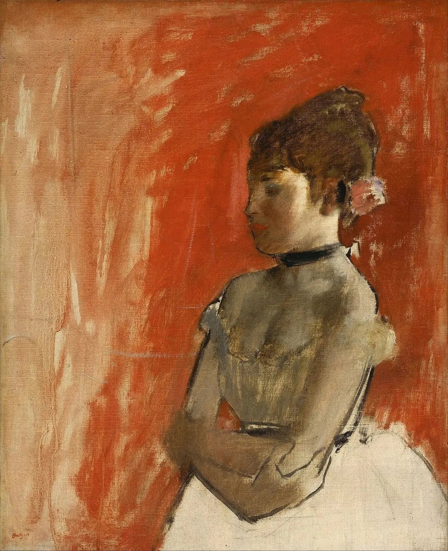 Balletttänzer mit verschränkten Armen - Edgar Degas