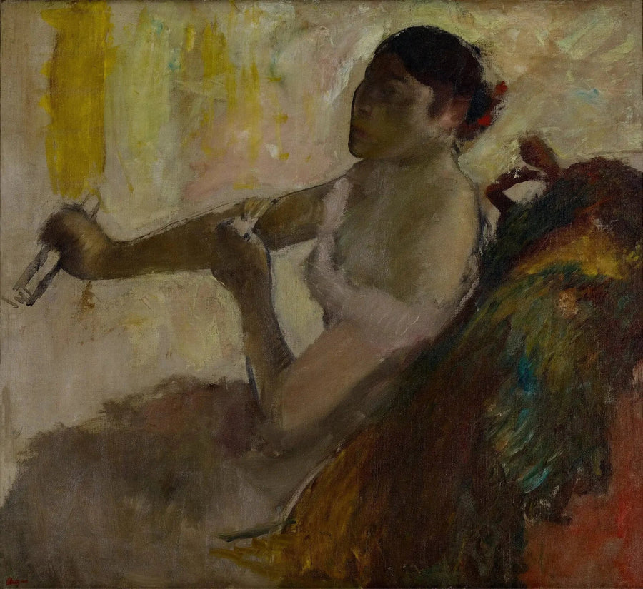 Porträt von Mlle Rose Caron - Edgar Degas