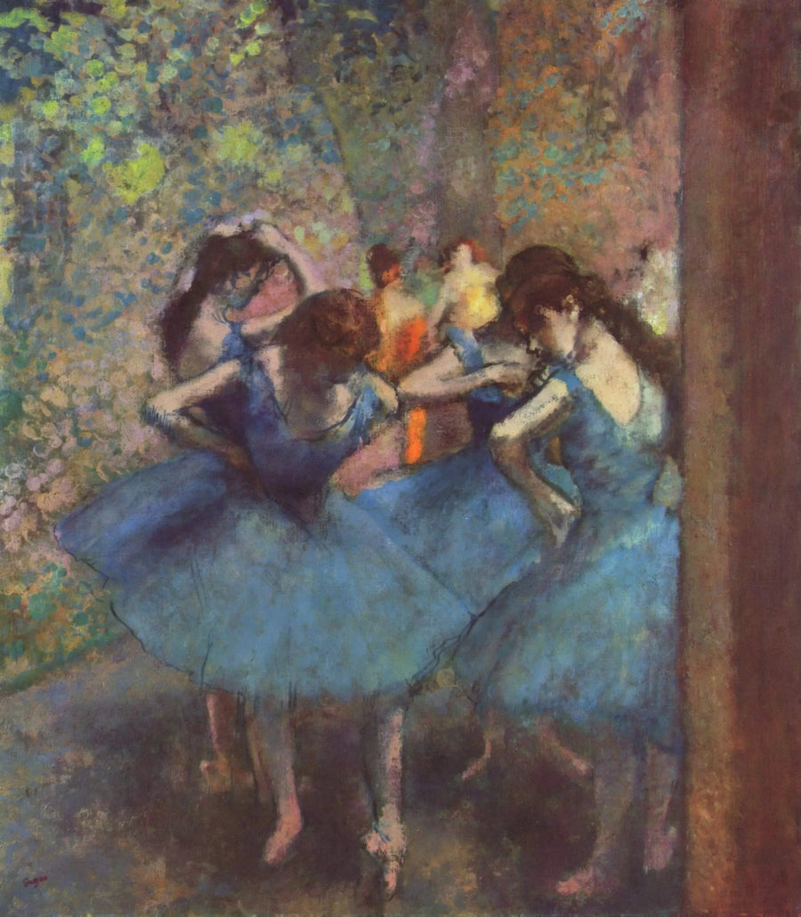 Blaue Tänzerinnen - Edgar Degas