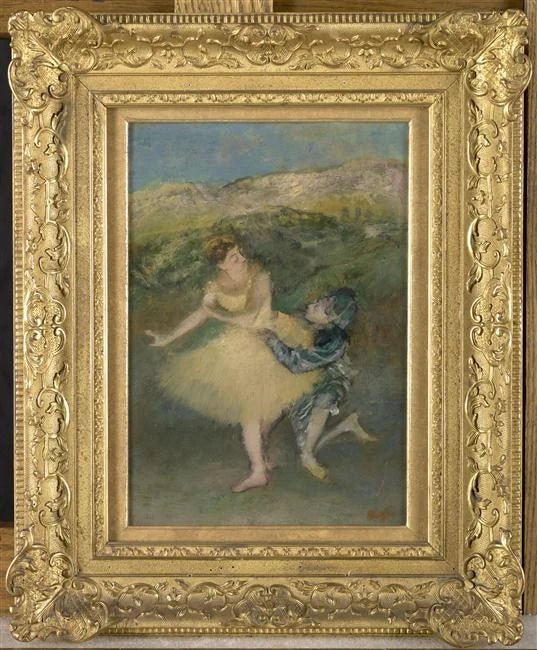 Harlekin und Colombine - Edgar Degas