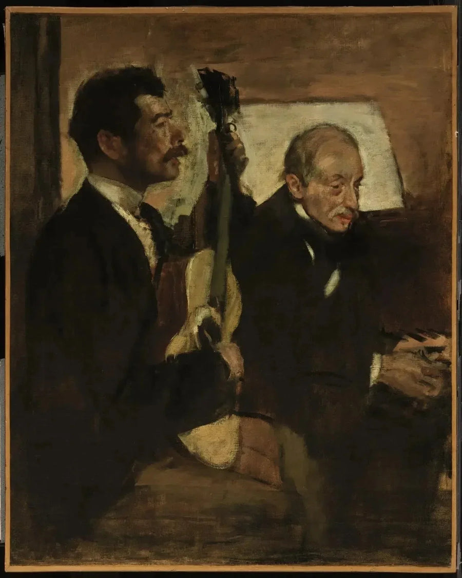 Degas‘Vater hört Lorenzo Pagans, 1869 -1872 - Edgar Degas