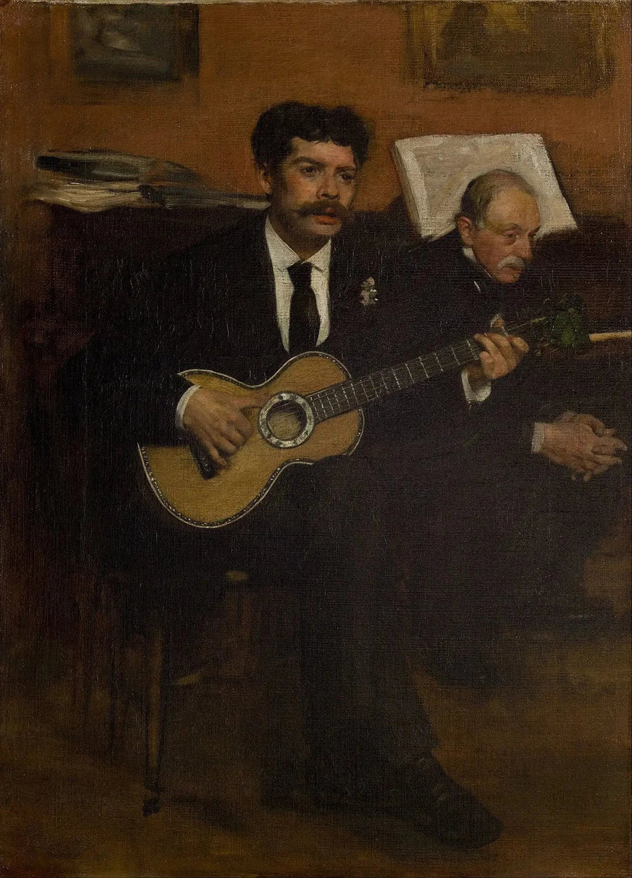Lorenzo Pagans und Auguste de Gas - Edgar Degas