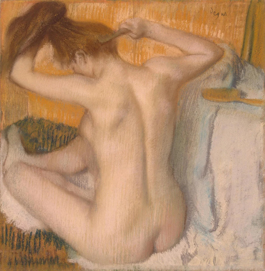 Frau beim Frisieren - Edgar Degas
