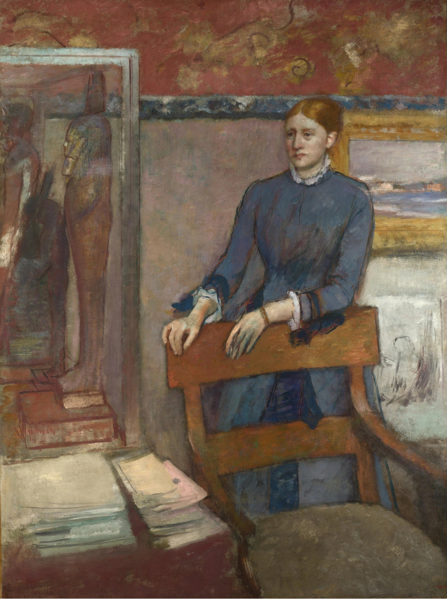 Hélène Rouart im Büro ihres Vaters - Edgar Degas