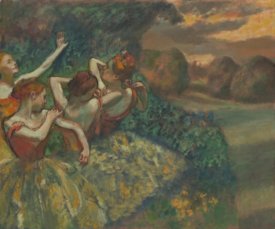 Vier Tänzer - Edgar Degas