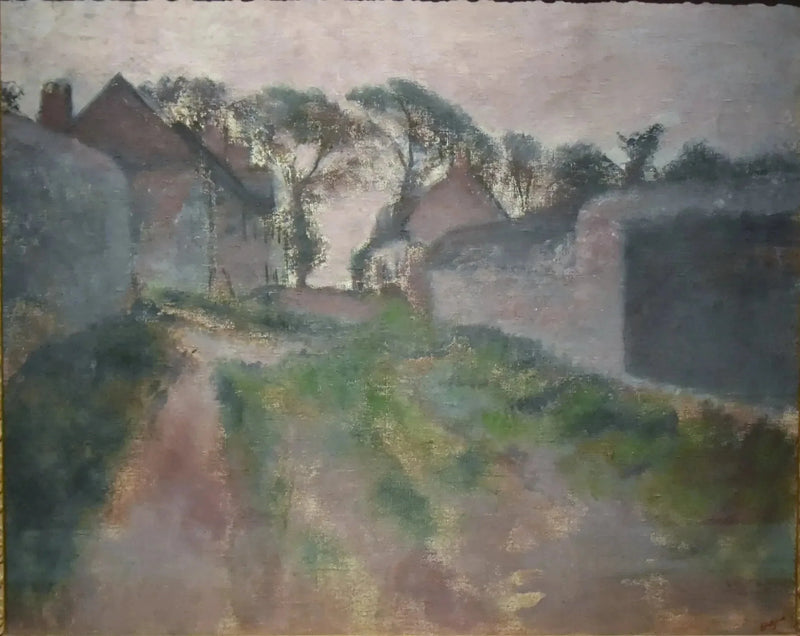 Dorfstraße. Saint-Valéry-sur-Somme - Edgar Degas