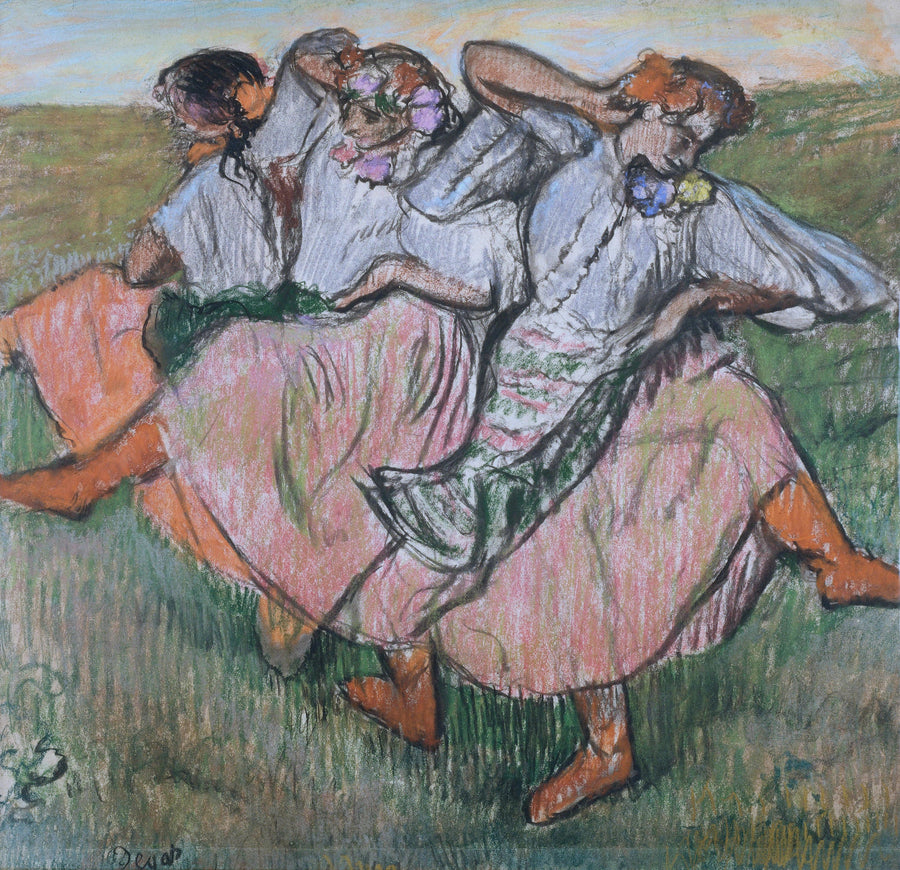 Drei russische Tänzer - Edgar Degas