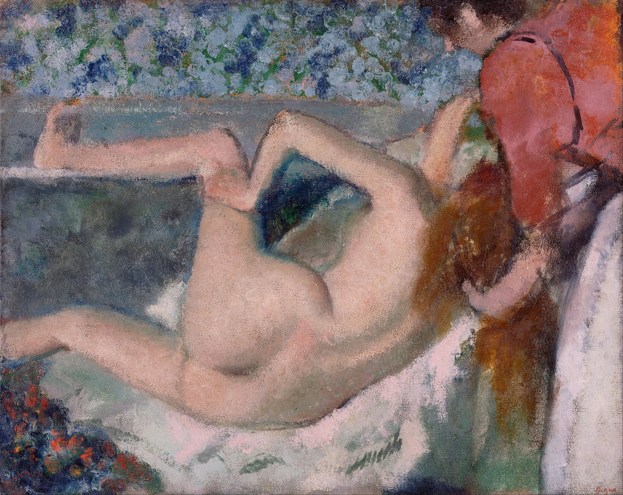 Nach dem Bad - Edgar Degas