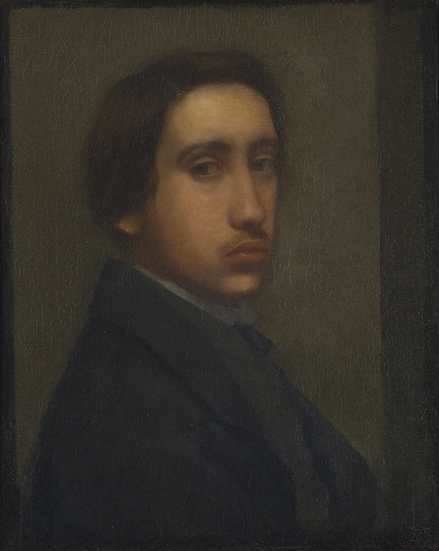 Degas im schwarzen Frack (Selbstporträt) - Edgar Degas