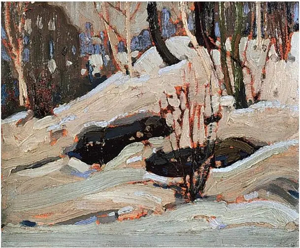 Auftauen : Schneebänke - Tom Thomson