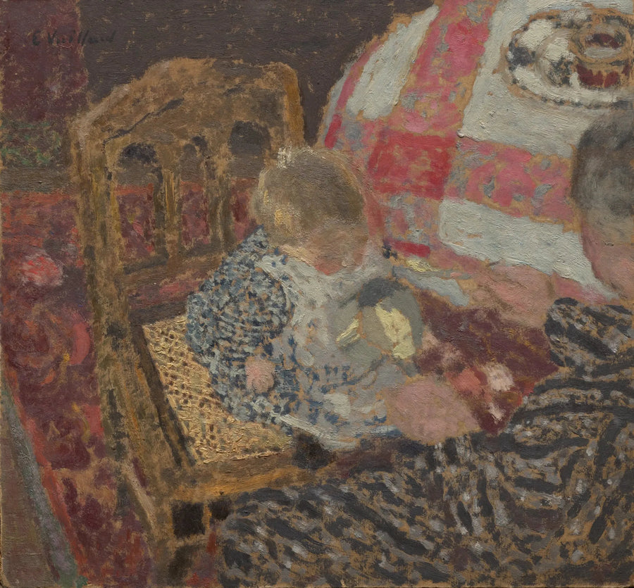 Mittagessen (Annette und ihre Großmutter) - Édouard Vuillard