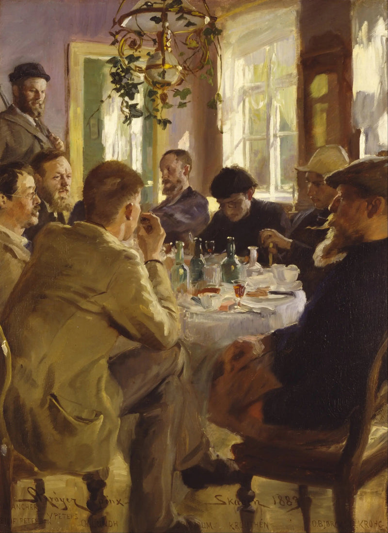 Künstlerfrühstück im Hotel Brøndum - Peder Severin Krøyer