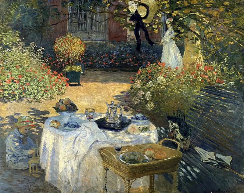 Le Dejeuner, Dekorplatte W285 - Claude Monet
