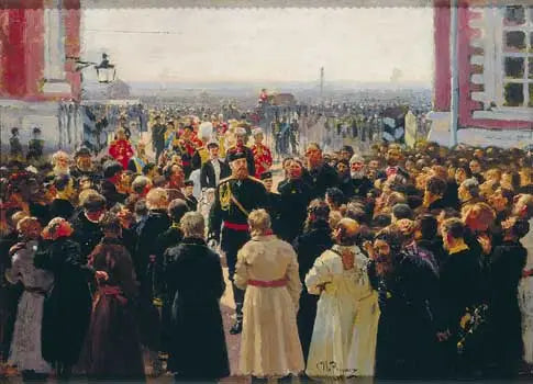 Vertretung der Voïgts vor Alexandre III - Ilya Repin