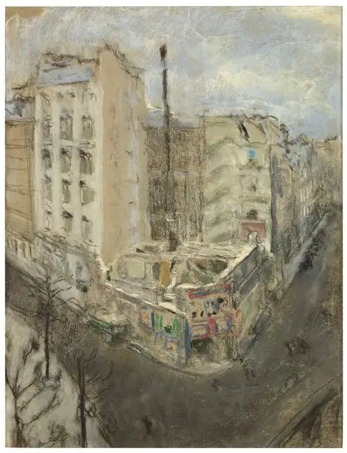 Démolition rue de Calais (60.1.3) - Édouard Vuillard image 1 copie de tableau peinte à la main