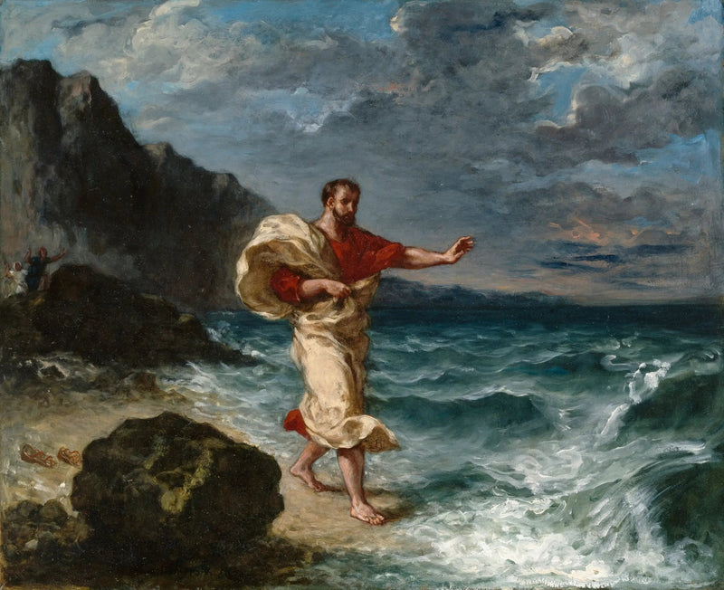 Demosthenes am Meer - Eugène Delacroix