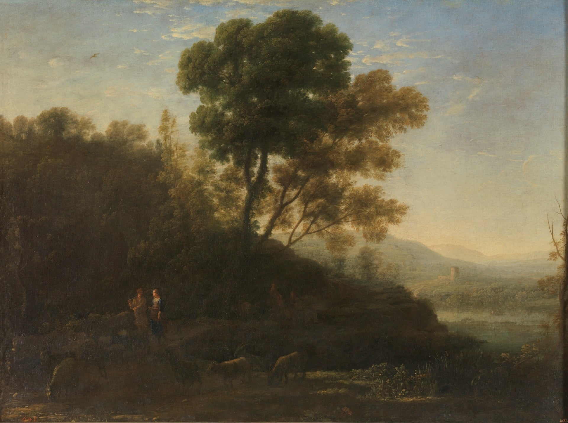 Abfahrt mit der Herde - Claude Lorrain