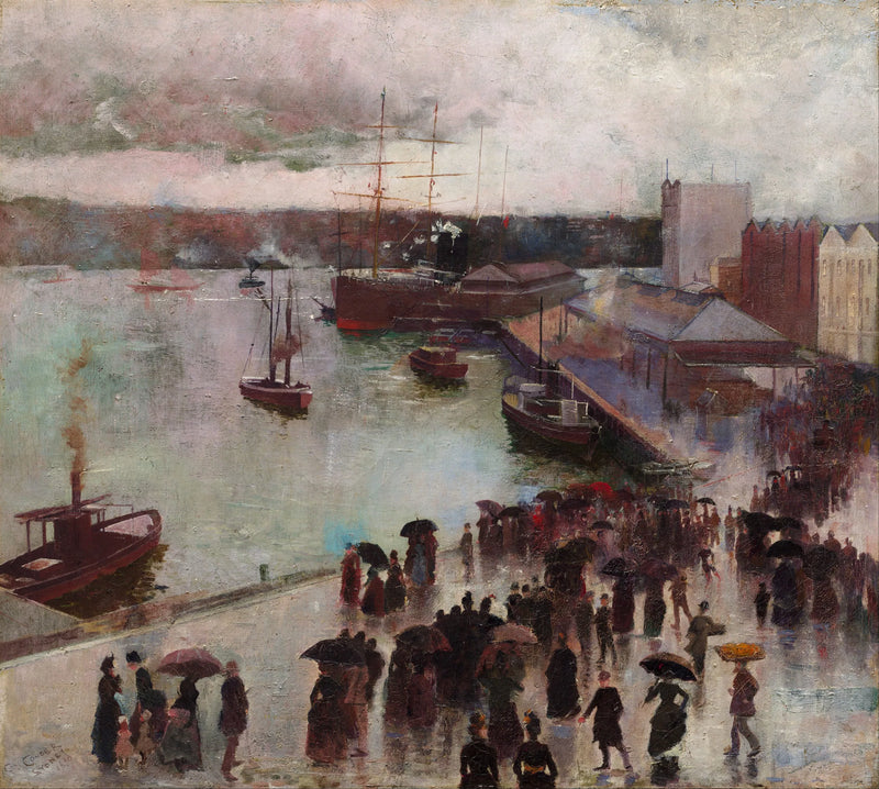 Abfahrt des Orients - Quai Circulaire - Charles Conder