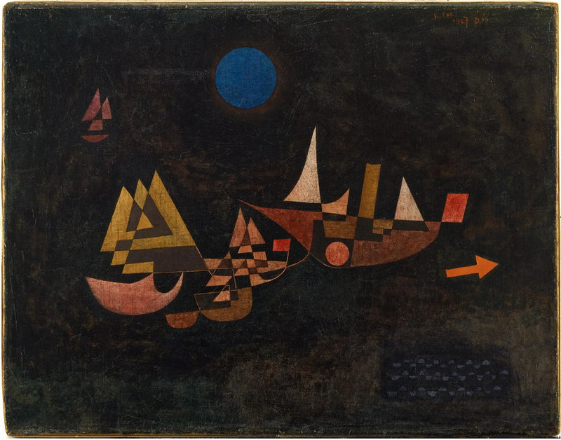 Abfahrt der Boote - Paul Klee
