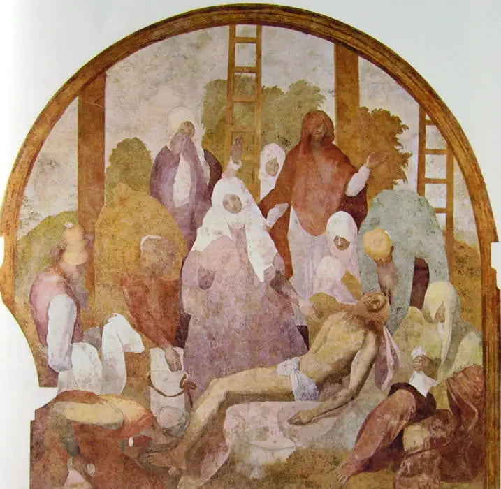 Christus' Auferlegung - Pontormo