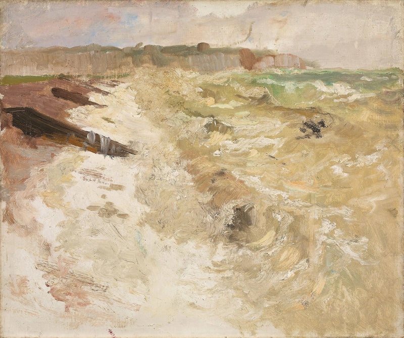Vom Strand von Dieppe - Frits Thaulow